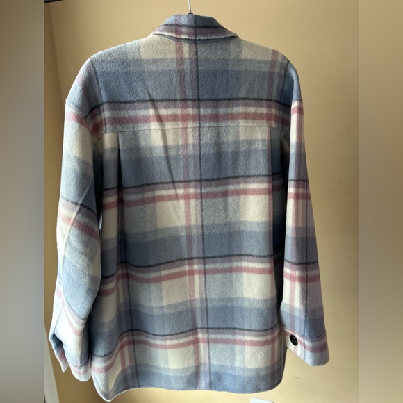 Rails Womens Connie Blue Wool Blend Collared Warm Wool Coat Outerwear NWT - Picture 5 of 11